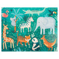 EDUCATIONAL PUZZLE  W/CANISTER ANIMAL KINGDOM (F23