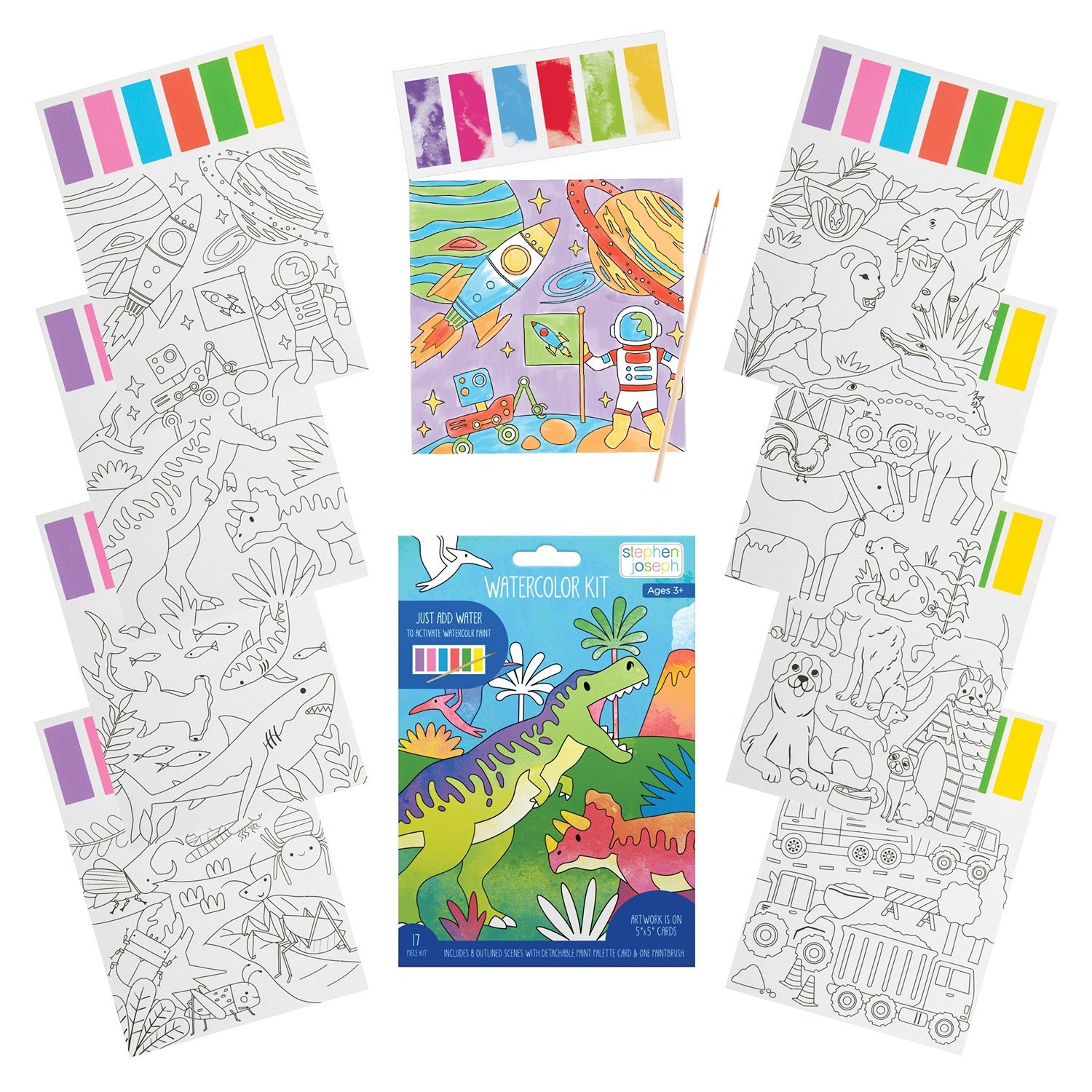WATERCOLOR ART KIT WILD ADVENTURE (S25)