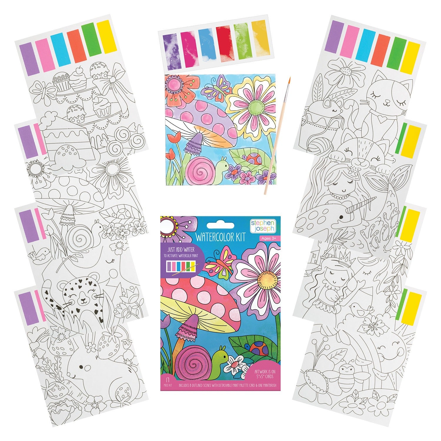 WATERCOLOR ART KIT FAIRYTALE FRIENDS (S25)