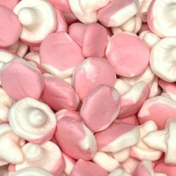 Swedish Strawberry Foam Mushrooms