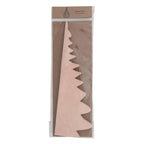 Handmade Recycled Paper Folding Honeycomb Tree with Gold Glitter Edges, Blush Color - 14.5 inch